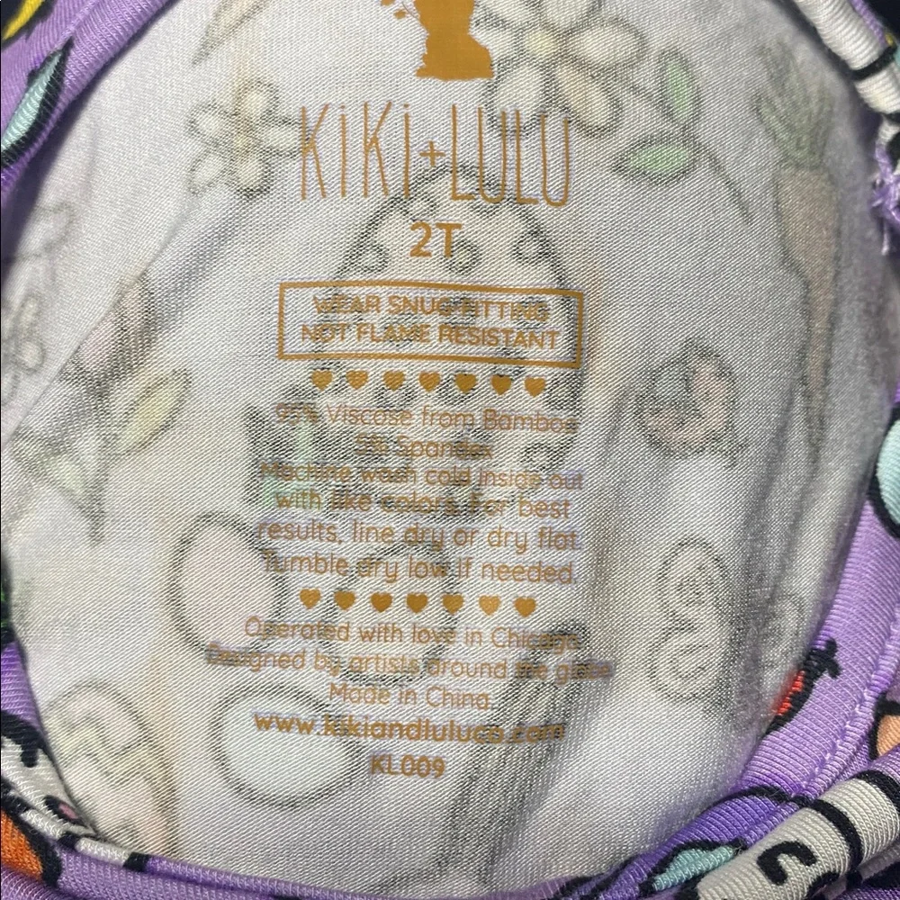 Kiki & Lulu Purple Easter Dress With Tulle Size 2T